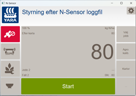 Skärmbild av terminalen