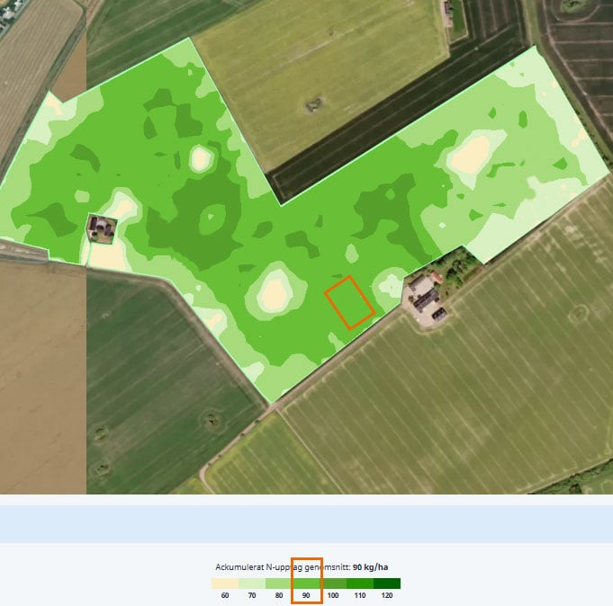 NäUpptagskarta i Atfarm