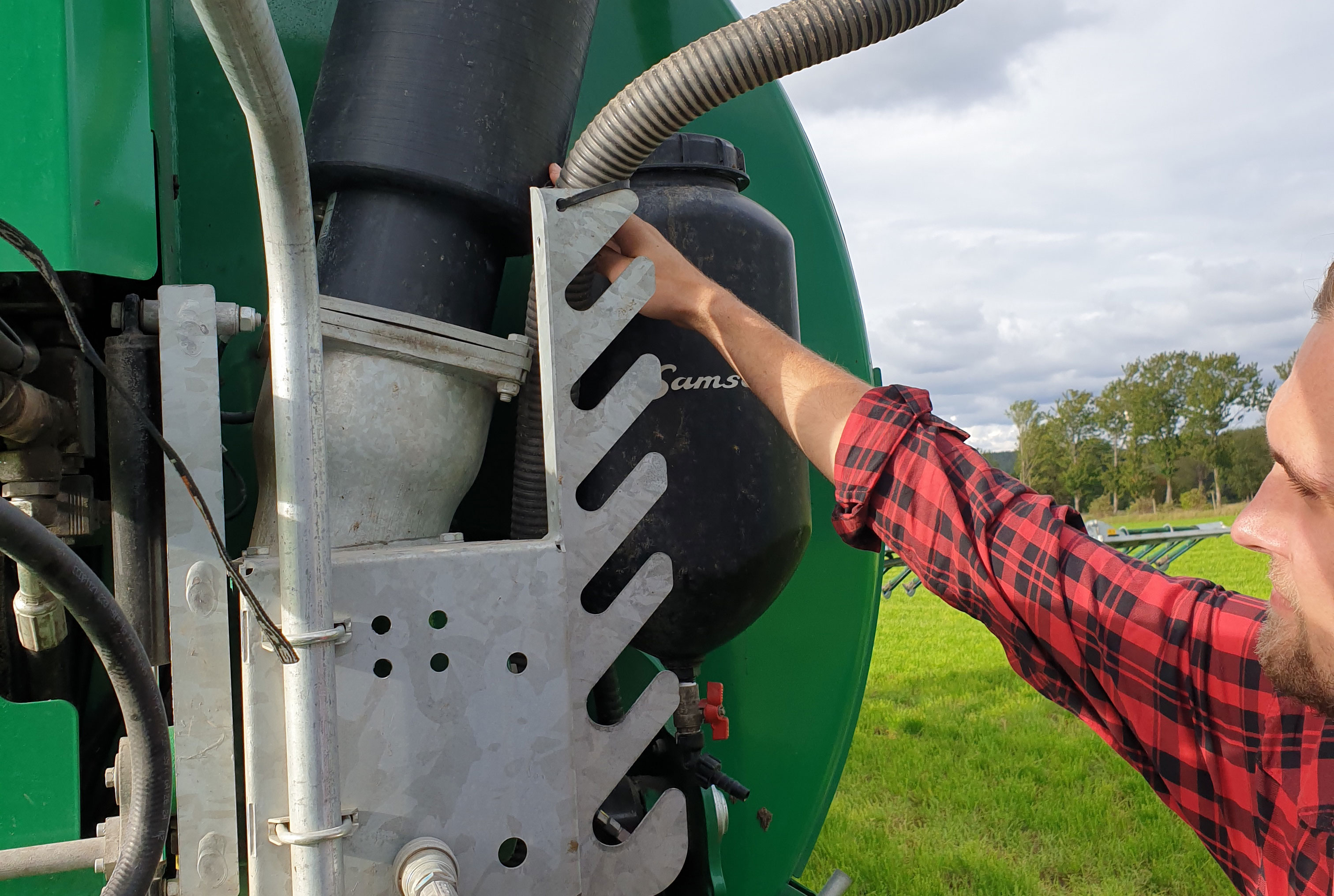 Flödesmätare på tunnan
